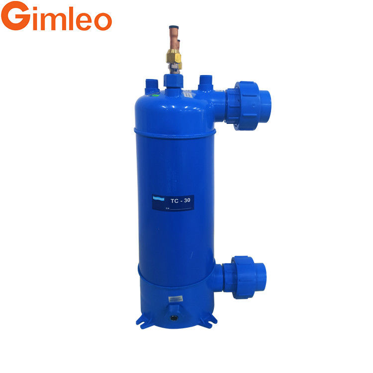 Customized PVC PPR Shell Titanium Heat Exchanger Corrosion Resistant 1-5 MPa Pressure