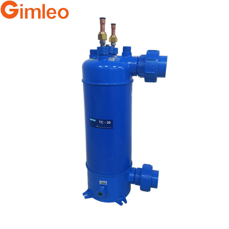 Customized PVC PPR Shell Titanium Heat Exchanger Corrosion Resistant 1-5 MPa Pressure