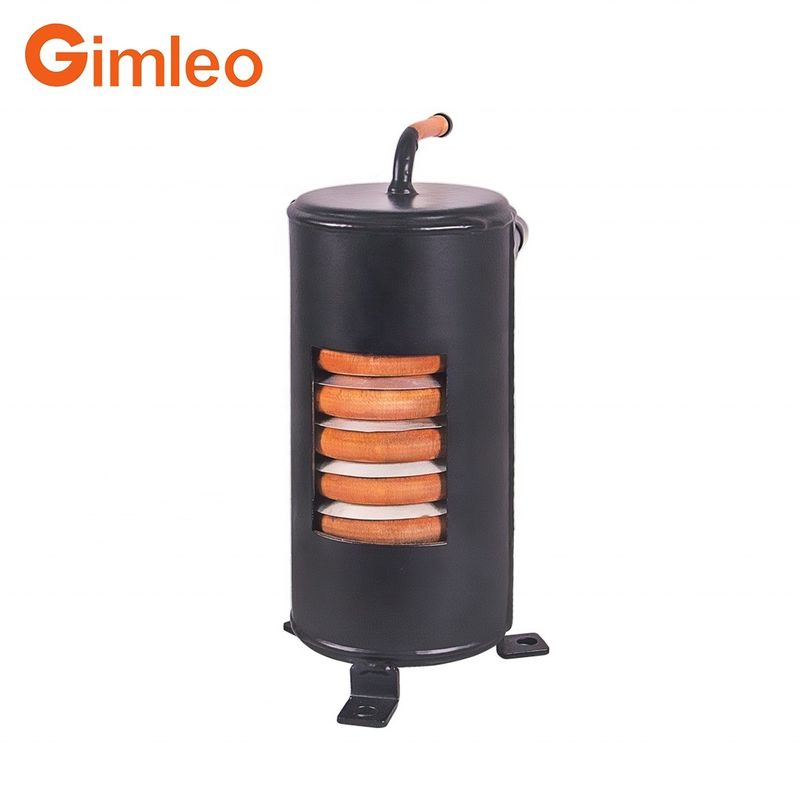 Gimleo Tube In Shell Heat Exchanger R32 HVAC Condenser RAH04-CMF 9.52mm Refrigerant Outlet