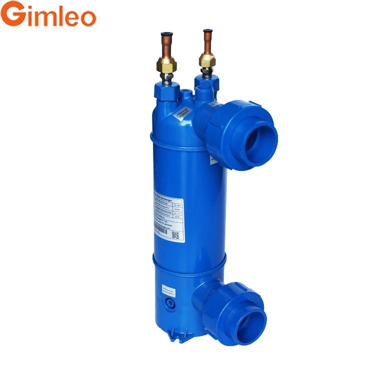 1HP Water Chiller Heat Exchanger MHTA-0.75 Pure Titanium Seamless Tube Heat Exchanger