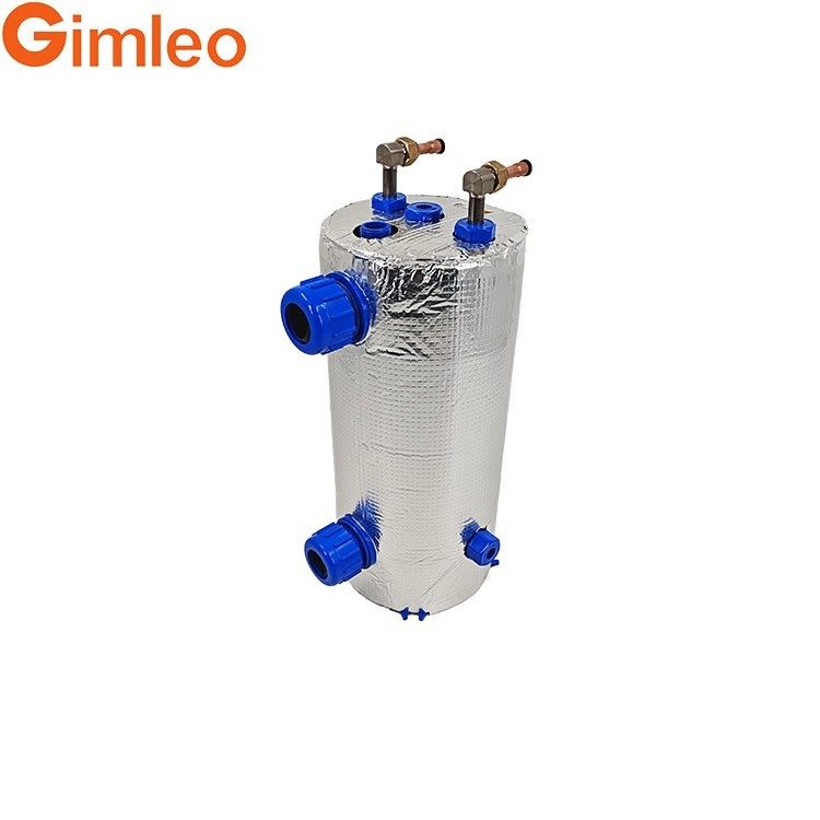 Water Flow 2.0 M3/H Titanium Cooler Heat Exchanger With Isolation ETA-1.5 TA1 Grade