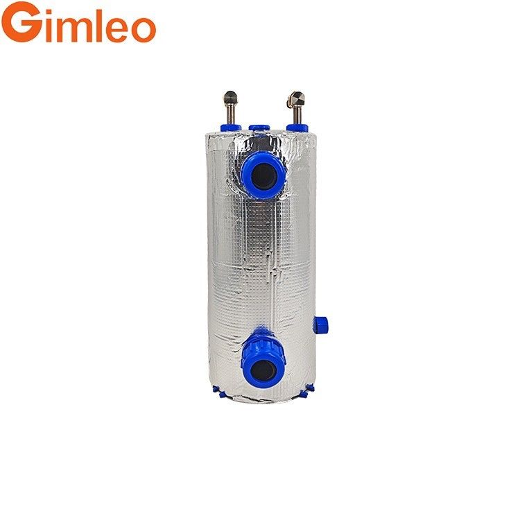 Water Flow 2.0 M3/H Titanium Cooler Heat Exchanger With Isolation ETA-1.5 TA1 Grade