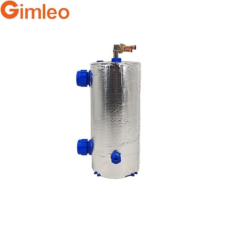 Water Flow 2.0 M3/H Titanium Cooler Heat Exchanger With Isolation ETA-1.5 TA1 Grade