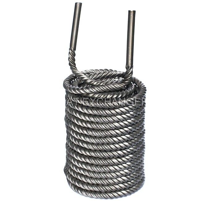 TA1 Grade Titanium Cooling Coil 9.52mm 12.7mm 16mm 19mm  For Heat Transfer
