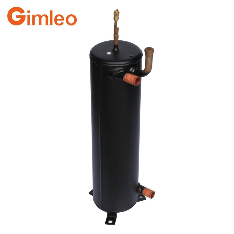 Energy Conservation Single Copper Tube Heat Exchanger RAH02 for Evaporator Application