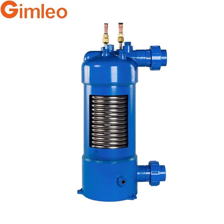 MHTA-3 Titanium Tube Heat Exchanger With PVC Shell / 12.7 Refrigerant Connector