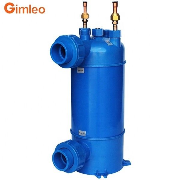 MHTA-3 Titanium Tube Heat Exchanger With PVC Shell / 12.7 Refrigerant Connector