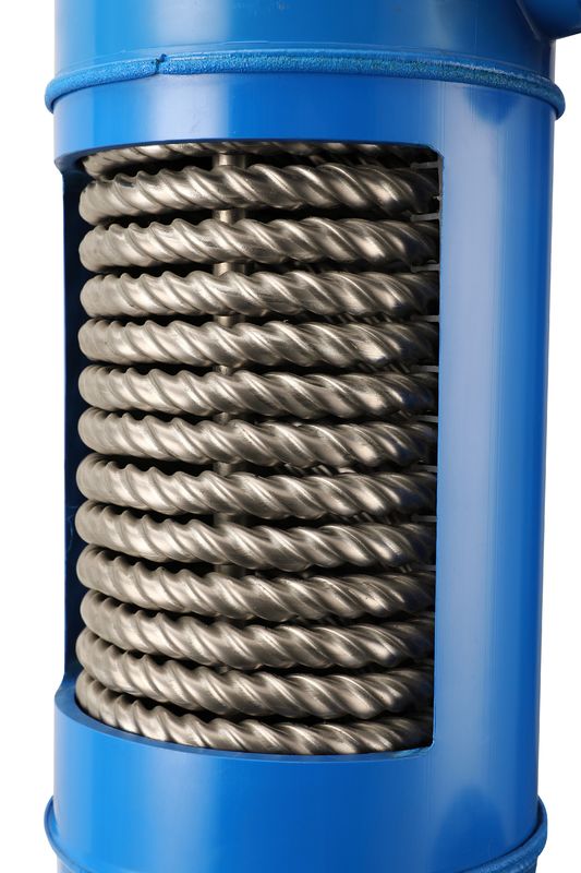 Titanium Tube Condenser Heat Exchanger MHTA-1 For Food Industry Heat / Cool Mode
