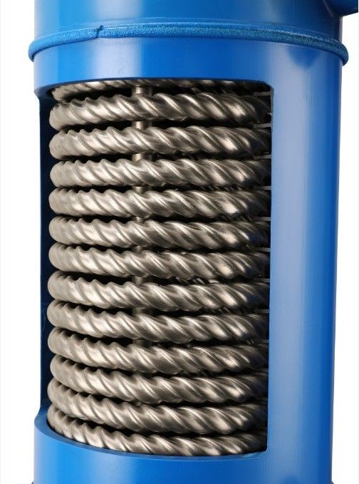 Titanium Tube PVC Shell Pool Heat Exchanger For Swimming Pool Heat Pump MHTA-15