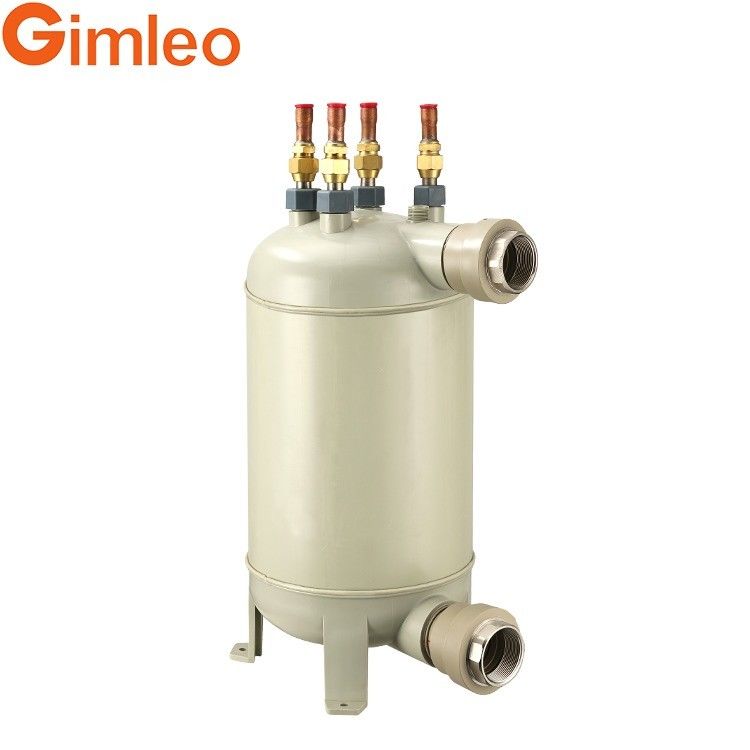 High Temperature PPR Shell Titanium Heat Exchanger HTS-5 Type A for Steam Room Heater