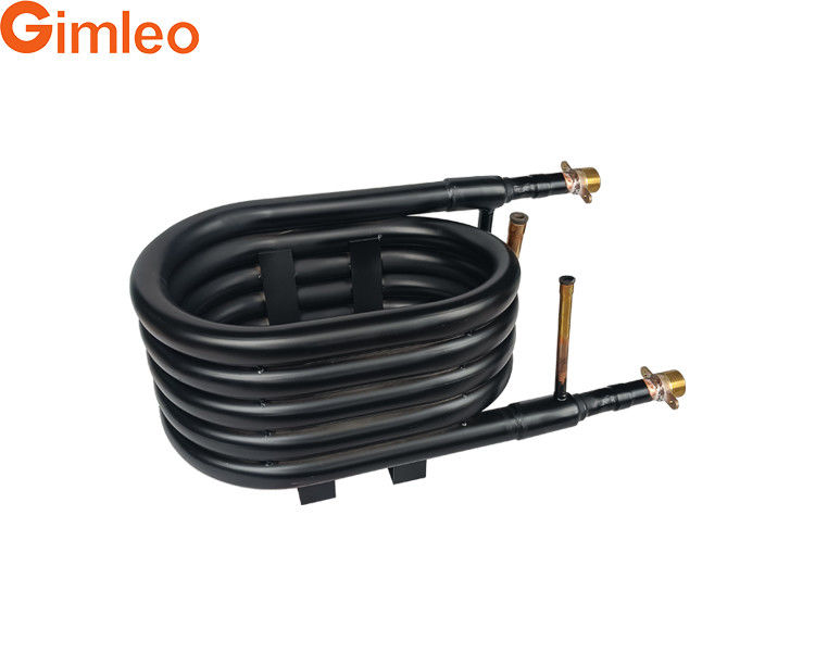 GY-0154C Tube In Tube Heat Exchanger For Energy 15kW Ground Source Heat Pump With Water Connection