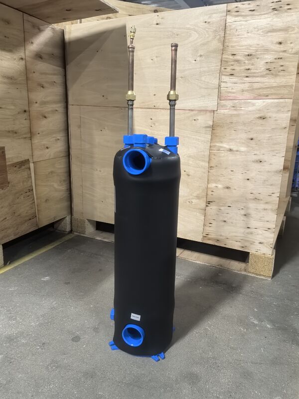 Gimleo Titanium TA1 Inner Tuber Material Titanium Heat Exchanger MHTA-0.75(NZ) Liquid Flow Rate 0.5m3h Durable Corrosion Resistant Heat Transfer Solution