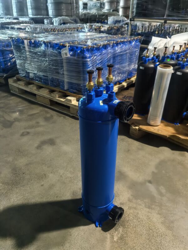 Tube In PVC Shell Residential Pool Heat Exchanger MHTA-2 Horizontal Or Vertical Installation Ensures Easy Setup And Maintenance