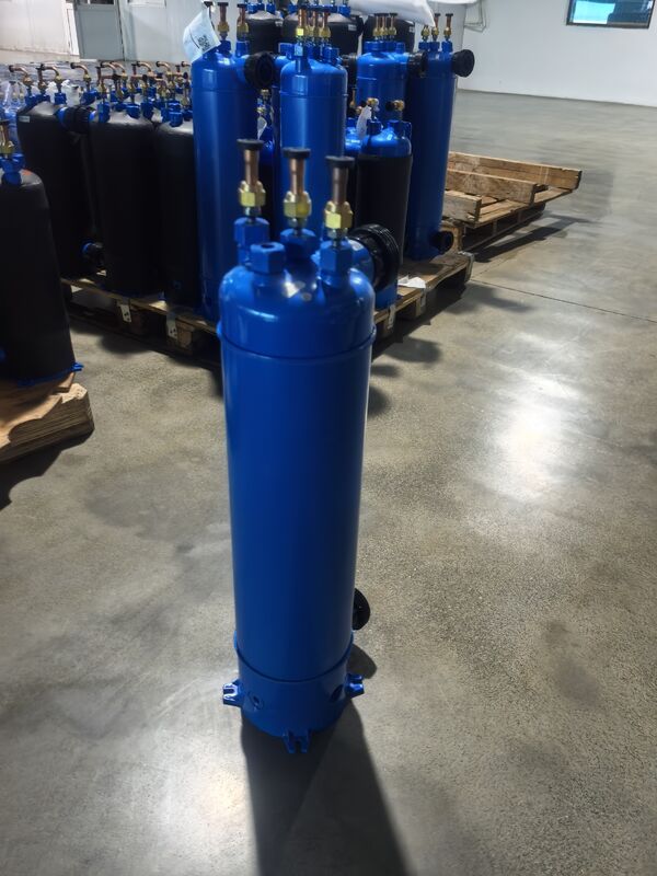 Titanium tube TA1 Pool Heat Exchanger MHTA-3 Horizontal Or Vertical Installation Working Temperature Range 0 To 45 Degrees Celsius And Long Lasting