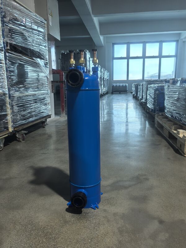 Pure Titanium Tube Commercial Pool Heat Exchanger MHTA-5 Featuring Tube In PVC Shell Designed To Deliver Long Term Reliability