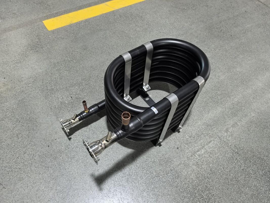 R22 R134a R407c R410a Refrigerant Type Hot Water Heat Exchanger Featuring Plate Thickness 25 to 3mm Durable Construction