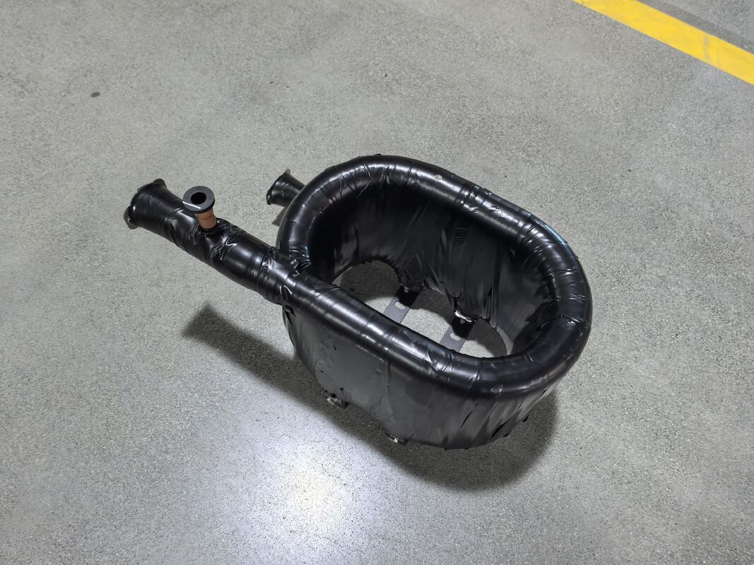 Heating Capacity 6 to 300 Kw Coaxial Heat Exchanger Tube In Tube Structure Maximum Working Pressure Refrigerant 52bar Thermal Transfer Solution