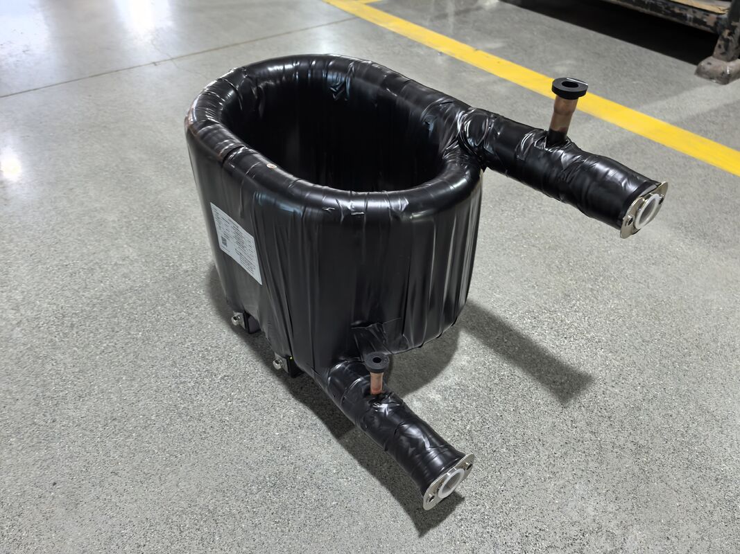 Working Temperature Range Minus 50 to 150 Degrees Coaxial Heat Exchanger Tube In Tube Structure Heating Capacity 6 to 300 Kw Designed for HVAC Systems