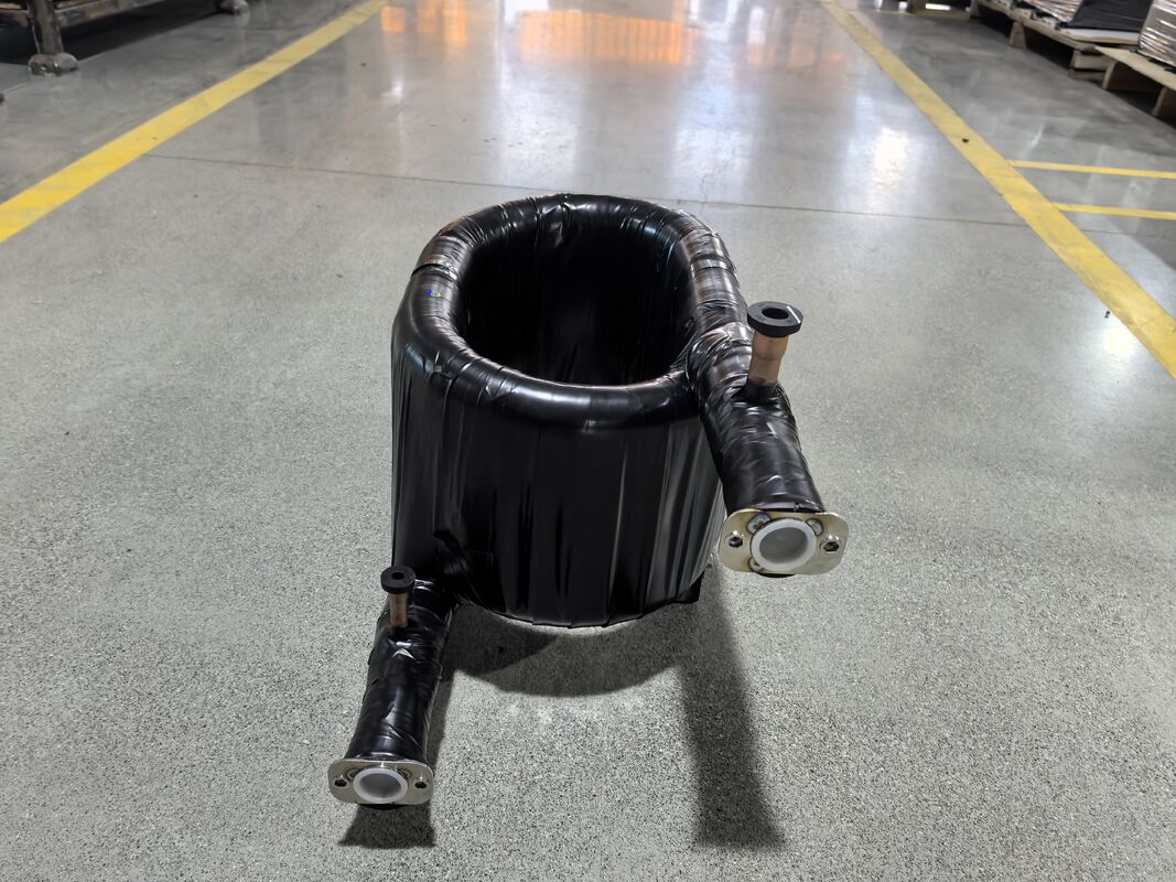 Working Temperature Range Minus 50 to 150 Degrees HVAC Coaxiale Heat Exchanger Offering Tube Wall Thickness 1.2 to 2.0 Millimeters for Operation