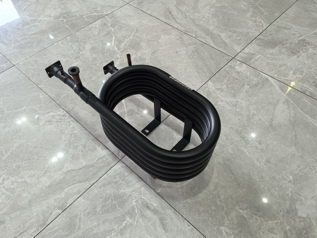 Cooling Coaxial Heat Exchanger Constructed with Copper Inner Tube and SPHC Steel Outer Tube Ensuring Heat Transfer Performance