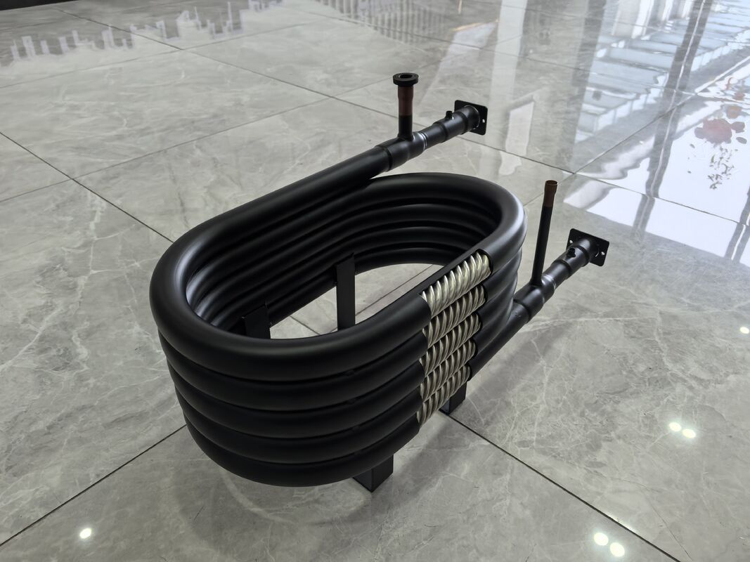 SPHC Steel Tube HVAC coaxiale heat exchanger featuring spiral twisting construction designed for heat transfer applications