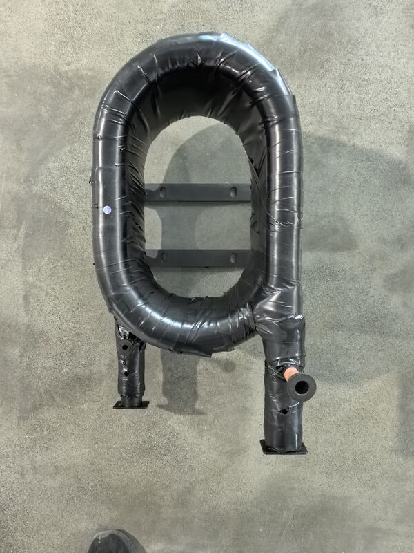 Heat Capacity 6 to 300kw Coaxial Heat Exchanger Water Side Pressure 1.0Mpa Loading Port Shunde Port Or Customized Models