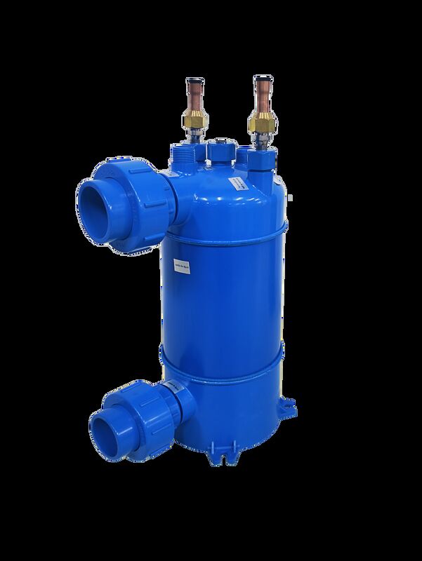 Pure Titanium and Carbon Steel Titanium Heat Exchanger CIP Compatible with Single/Double/Triple System Options