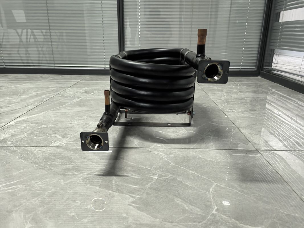 Coaxial Heat Exchanger with Spiral Twisting Tube Construction for High Corrosion Resistance and 6~36KW Heating Capacity