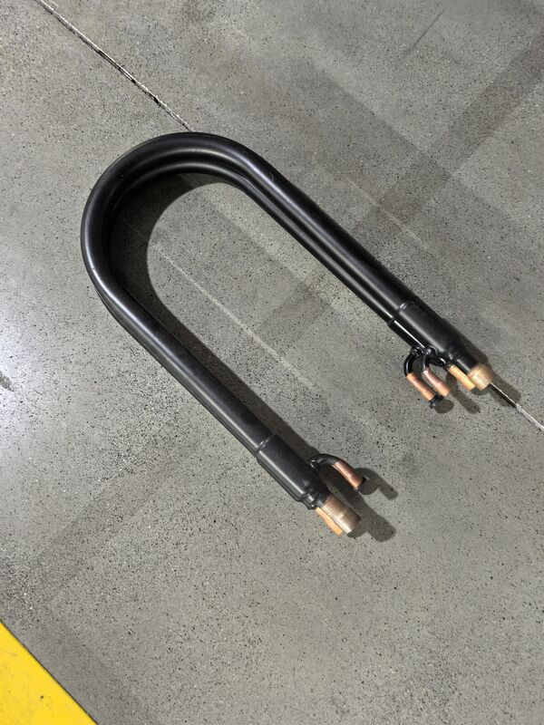 140mm Width Coaxial Heat Exchanger with Spiral Twisting Construction and 3~20m Tube Length for Efficient Thermal Management
