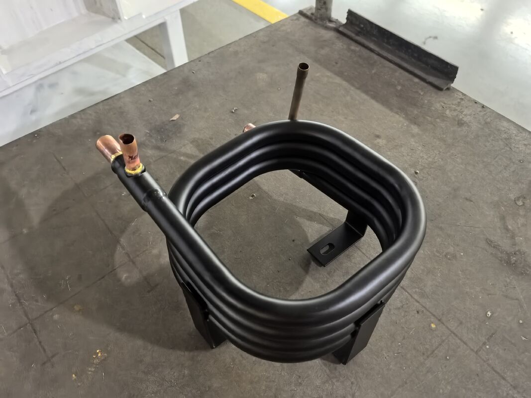Inner Tube Material Titanium TA1 Air Dryer Heat Exchanger supporting Refrigerant side Temp range minus 50 degrees Celsius to 150 degrees Celsius for Cooling