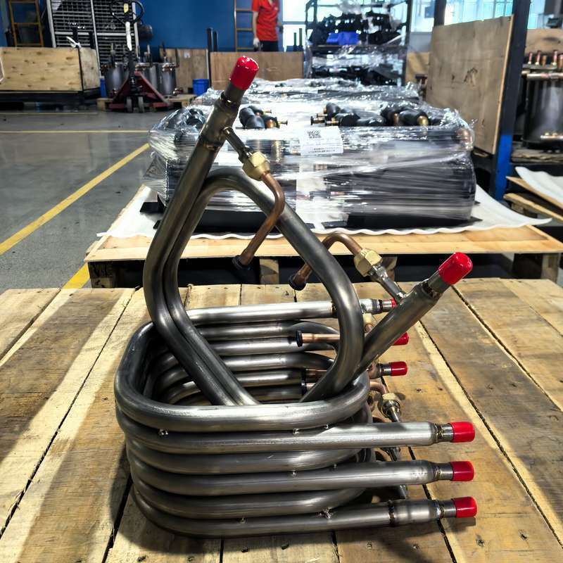 Titanium TA1 Inner Tube Material Coaxial Heat Exchanger with 1.0MPA Water Side Max Pressure for Durable Industrial Heat Transfer